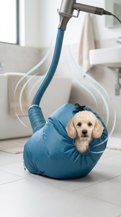 Seca a tu perro sin estrés, manos libres